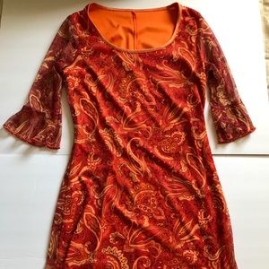 Psychedelic mini dress